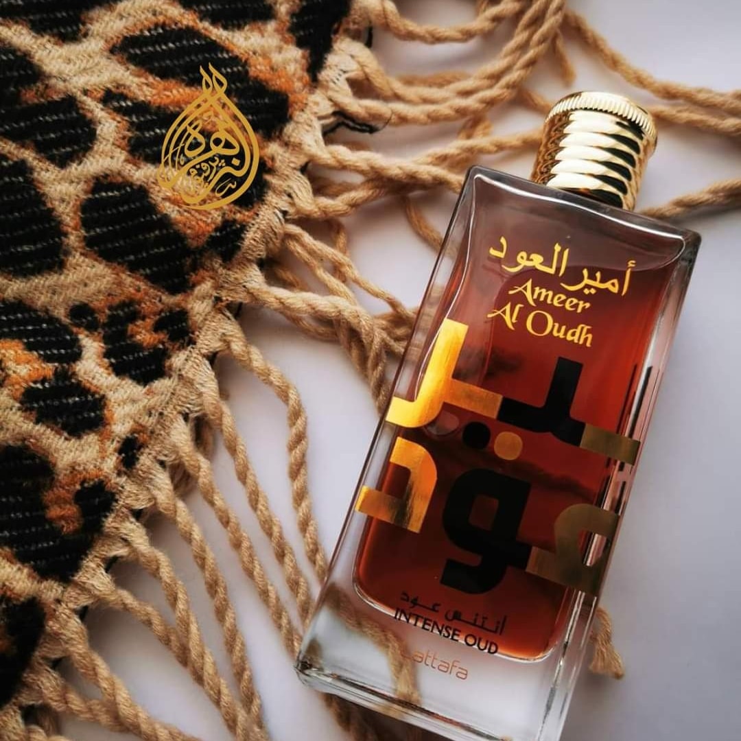 Lattafa Ameer Al Oud Intense Oud for Unisex Eau de Parfum Spray, 3.4 Ounce