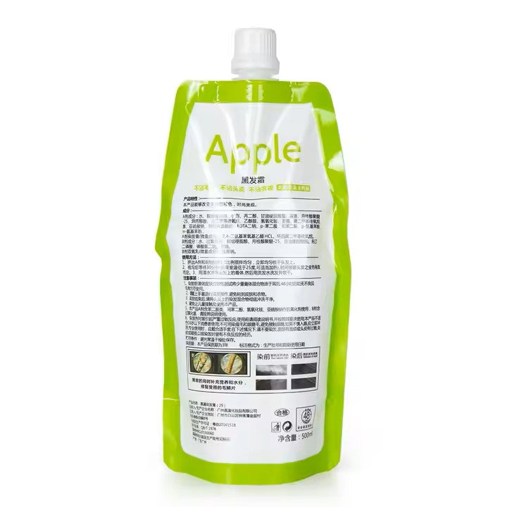 Apple Hair Color Ammonia Free Natural Black 1000ml